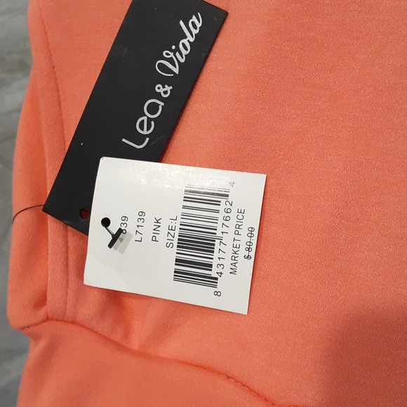 NWT Lea & Viola Orange Shorts - Picture 5 of 9